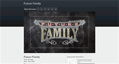 Desktop Screenshot of futurefamily.org